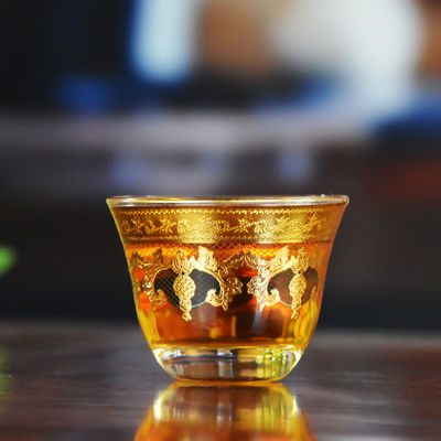 qualità High End Luxury Gold Decal Decorato Bicchieri da Bere fabbrica