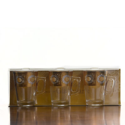 qualità Bicchieri da bere decoratati in oro fabbrica