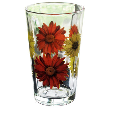 qualità Settimo Stampato Fiore Daisy 16 Oz Highball Occhiali fabbrica