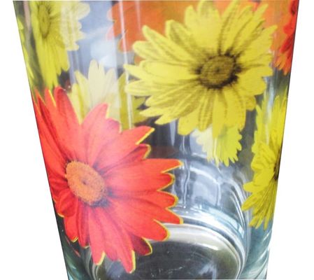 qualità Settimo Stampato Fiore Daisy 16 Oz Highball Occhiali fabbrica