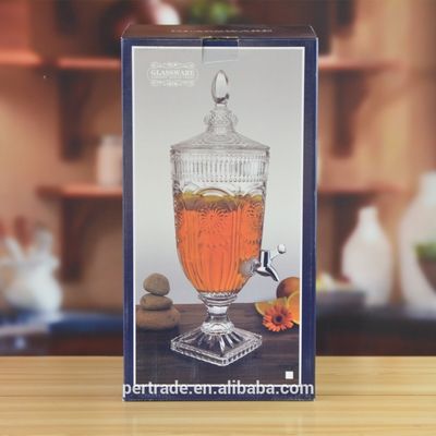 qualità Vaso di vetro a 5 litri con coperchio. fabbrica