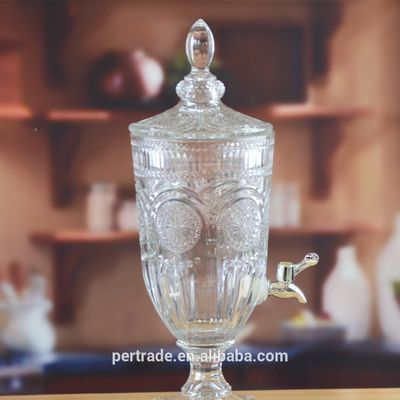 qualità Vaso di vetro a 5 litri con coperchio. fabbrica