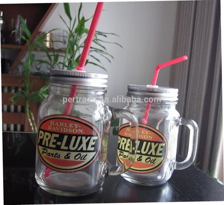 qualità Colore Diamanti caratteri Verniciato a mano contenitore di vetro Per cucina fabbrica