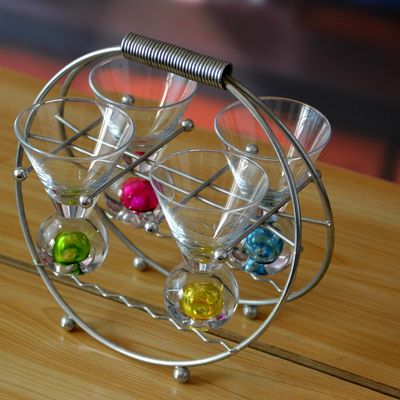 qualità Manifattura a 6 colori Bottom Unique Shot Glass Set fabbrica