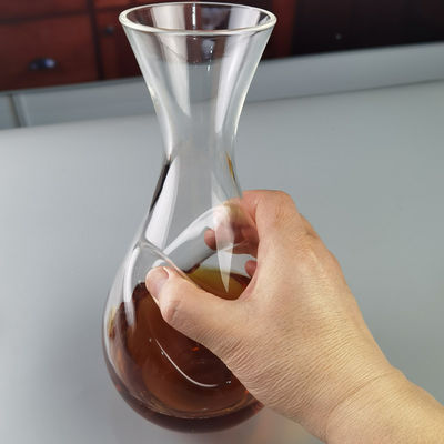 qualità 750 ml SGS Decanter di vino a cristallo aerazione con disegno a torsione tortuosa fabbrica