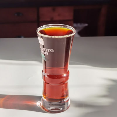 qualità Highball Drinking Cocktail Bicchieri di cristallo soffiati a mano con logo colorato fabbrica